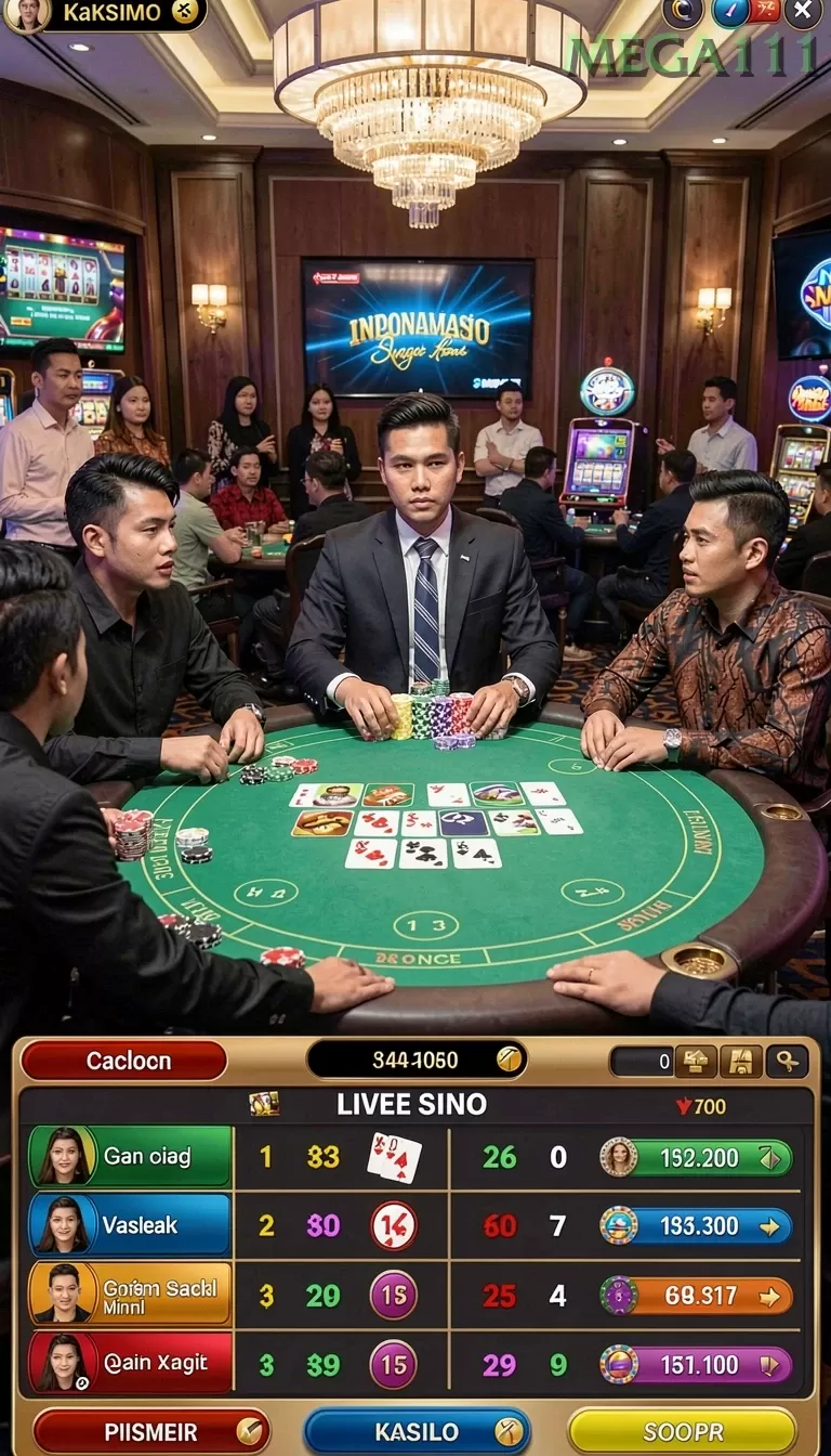 Cuplikan layar LAYARKACA21 — menu navigasi