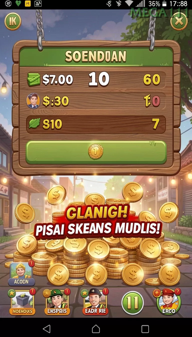 Cuplikan layar REJEKIHUB — menu navigasi