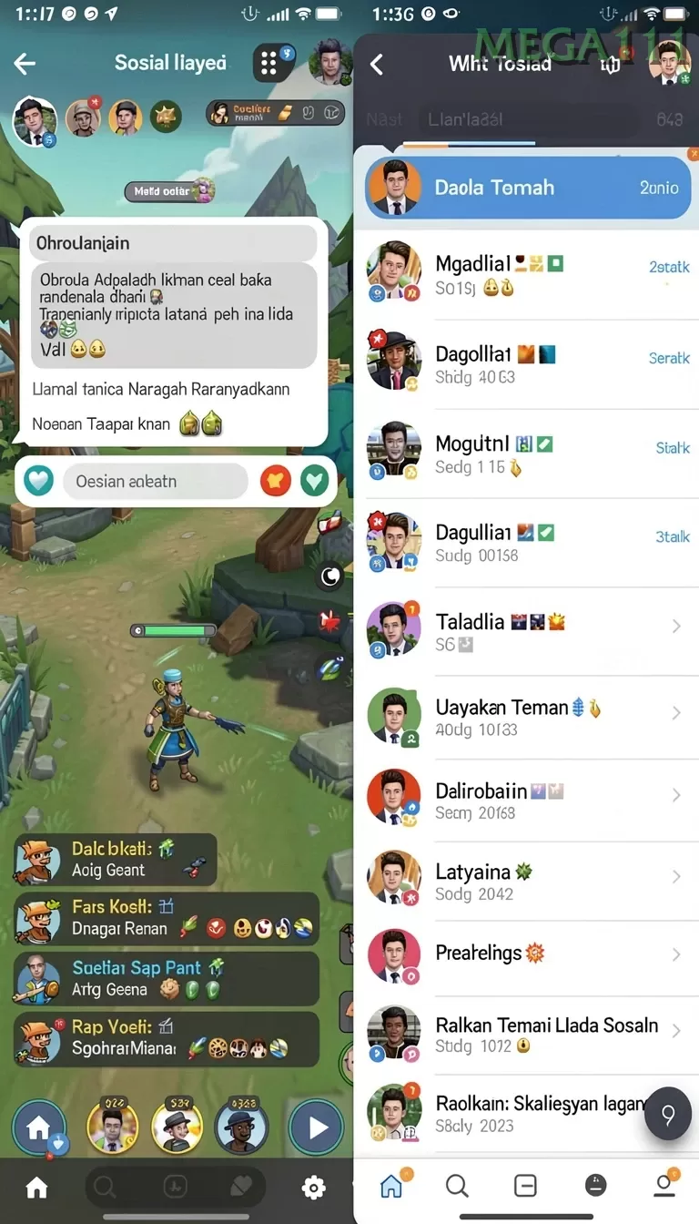 Cuplikan layar HP777 — pengaturan akun